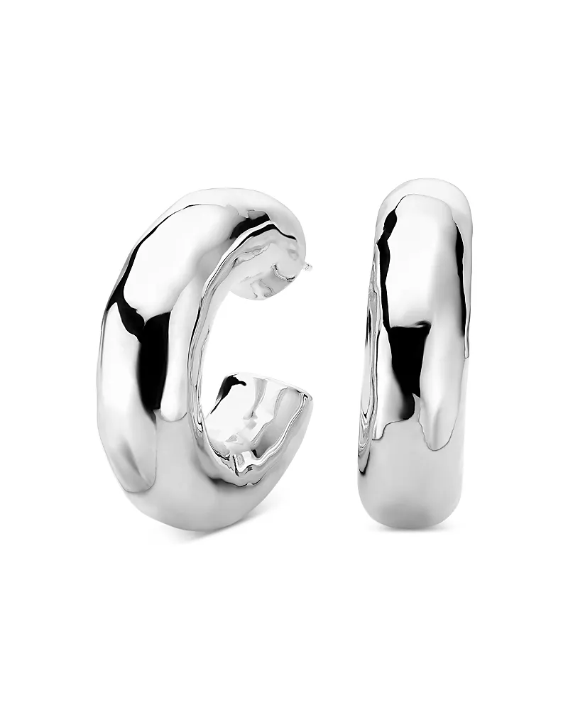 Ippolita Sterling Silver Classico Medium Hoop Earrings