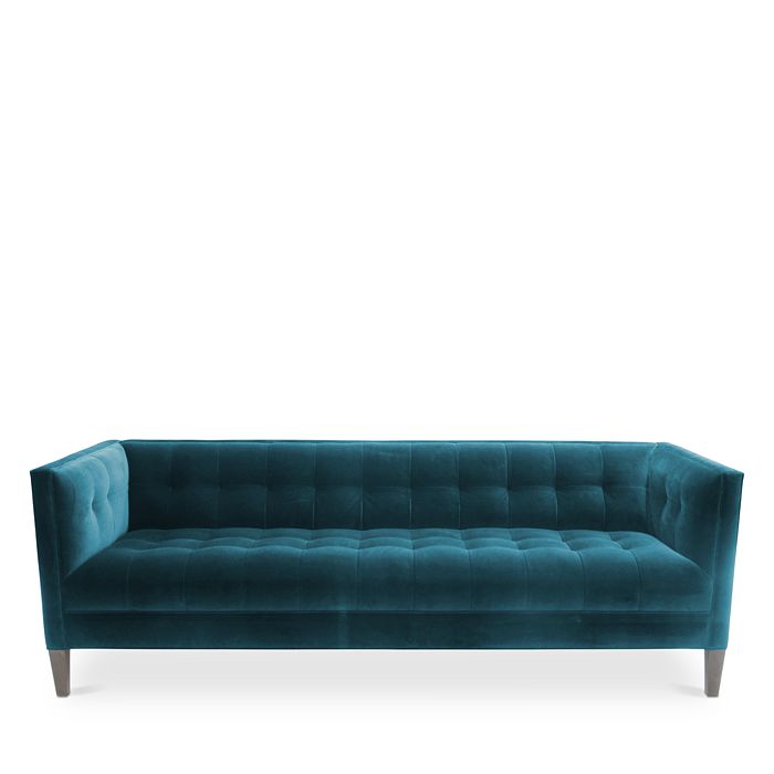 Bloomingdale's Artisan Collection Whitney Tufted Sofa In Vance Peacock