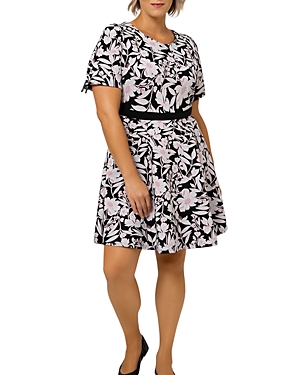 Leota Plus Mackenzie Fit-and-Flare Dress