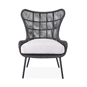 Bloomingdale's Hatteras Lounge Chair In Black/white