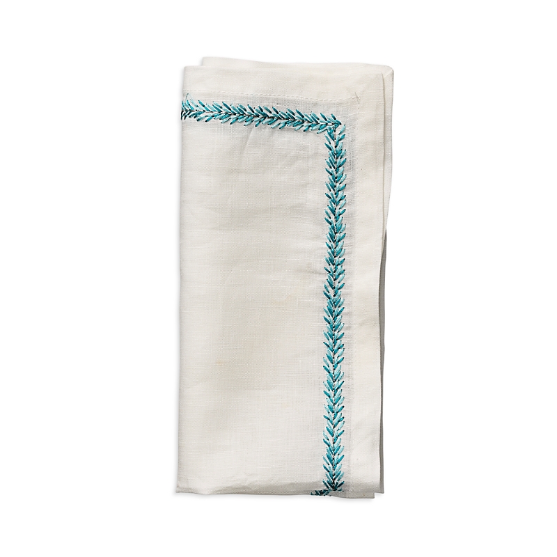 Kim Seybert Jardin Linen Napkin In White