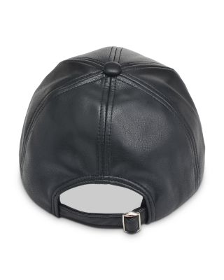 Vegan Leather Baseball Cap