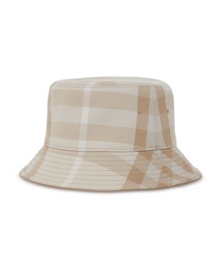Check Cotton Bucket Hat