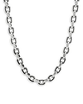 David Yurman - Deco Chain Link Necklace in Sterling Silver, 24"