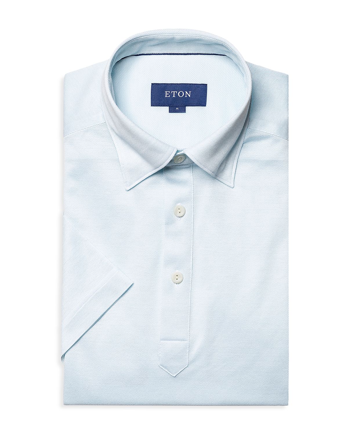 Eton Contemporary Fit Short Sleeve Pique Polo
