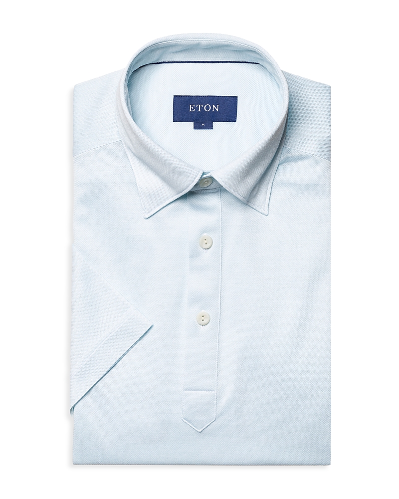 Eton Contemporary Fit Short Sleeve Pique Polo
