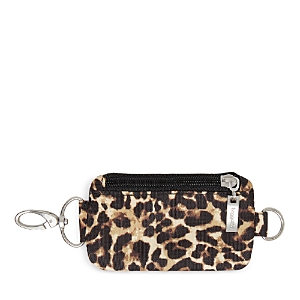 Baggallini One The Go Crossbody Strap Connector Pouch In Wild Cheetah