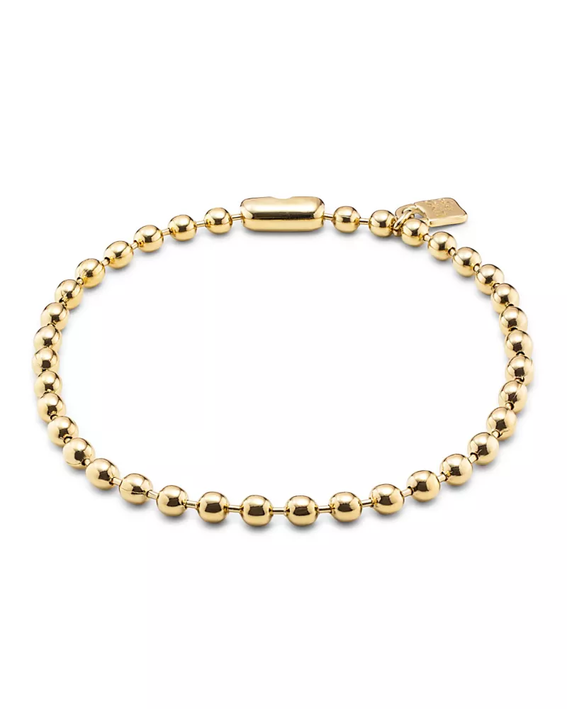UNOde50 18K Gold-Plated Necklace with Large Spherical Beads