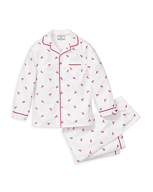 Shop Petite Plume Unisex Brixham Lobster Pajama Set - Baby, Little Kid, Big Kid In White