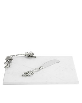 Michael Aram - White Orchid Small Cheeseboard with Knife