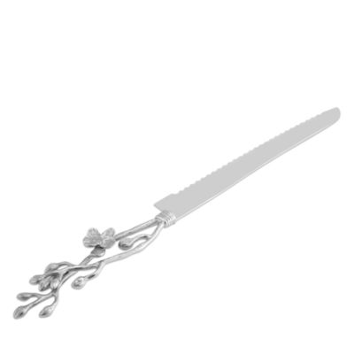 White Orchid Bread Knife