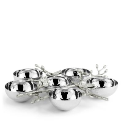 White Orchid Seder Plate