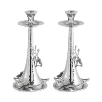 Michael Aram White Orchid Taper Candleholder, Set of 2 | Bloomingdale's