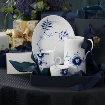 Blue Fluted Mega Serveware