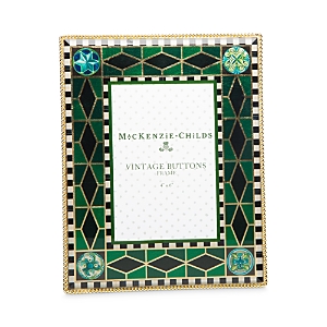 MACKENZIE-CHILDS MACKENZIE-CHILDS VINTAGE BUTTON PICTURE FRAME, 4 X 6