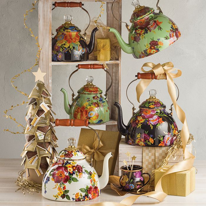 MackenzieChilds Flower Market Tea Collection Bloomingdale's