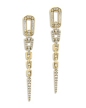 Bloomingdale's - Diamond Geometric Drop Earrings in 14K Yellow Gold, 0.60 ct. t.w. - 100% Exclusive