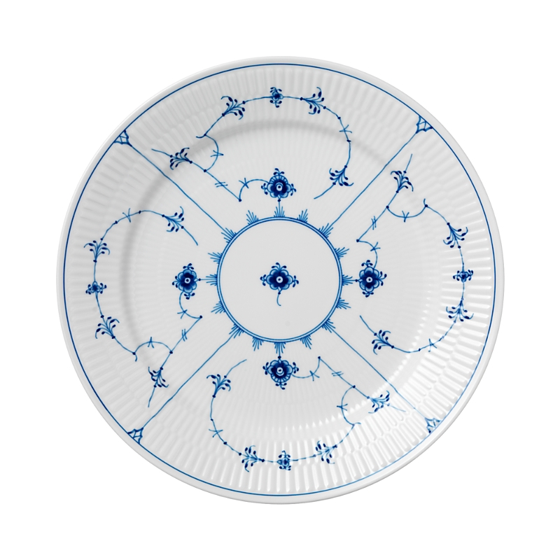 Royal Copenhagen Porcelain Anniversary Plate In Blue