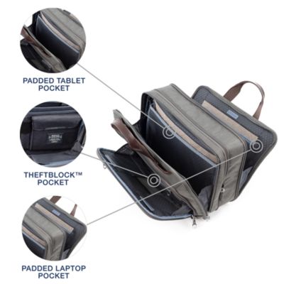 Platinum Elite Expandable Business Briefcase