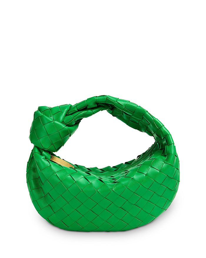 Green mini jodie bottega bag