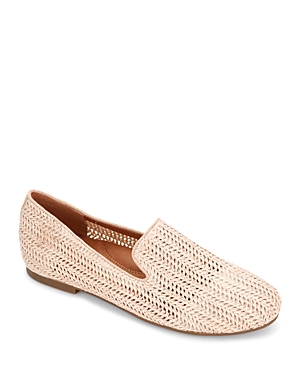 Gentle Souls By Kenneth Cole Women's Eugene Raffia Loafers In Natural