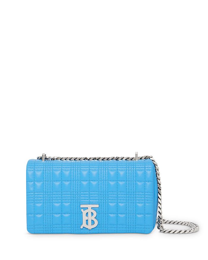 Burberry Unisex TB Monogram Lola Zip Wallet in Light Blue