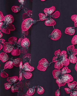 HOBBS LONDON Tia Embroidered Fit & Flare Dress | Bloomingdale's