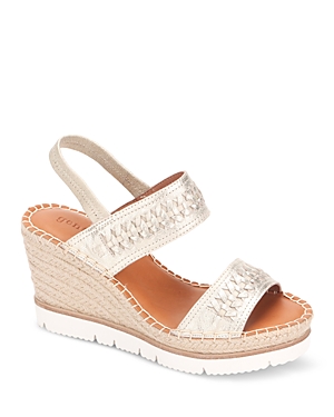 GENTLE SOULS BY KENNETH COLE GENTLE SOULS BY KENNETH COLE WOMEN'S ELYSSA BRAIDED WEDGE SANDALS