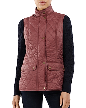 Barbour Otterburn Quilted Vest In Dewberry