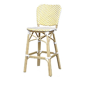 Sparrow & Wren Colfer Armless Outdoor Bar Chairs, Set Of 2 In Yellow
