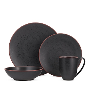 Shop Nambe Taos 4-piece Place Setting In Onyx