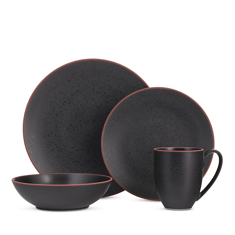 Nambe Taos 4-piece Place Setting In Onyx