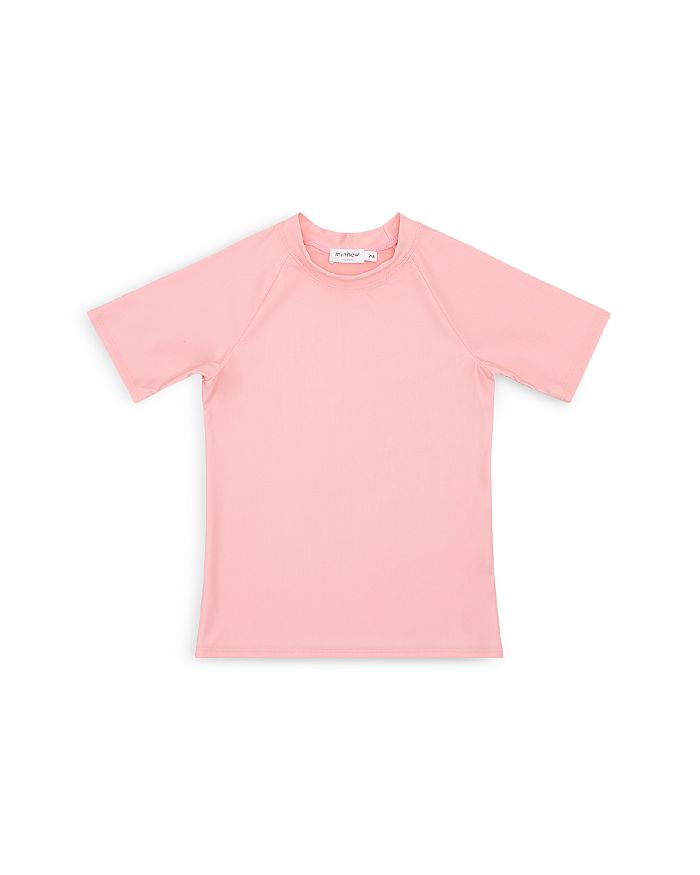 Minnow - Unisex Sorbet Pink Short Sleeve Rash Guard - Baby, Little Kid, Big Kid