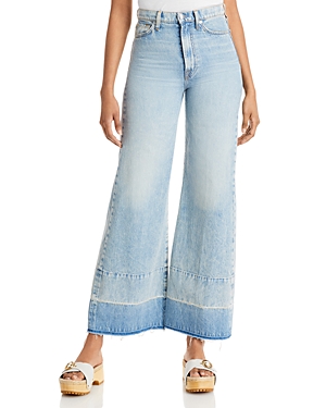 7 FOR ALL MANKIND ULTRA HIGH RISE JO WIDE LEG JEANS IN GLORYBLUE