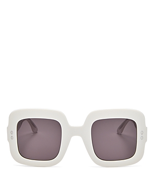 Isabel Marant Women's Square Sunglasses, 49mm In White/gray