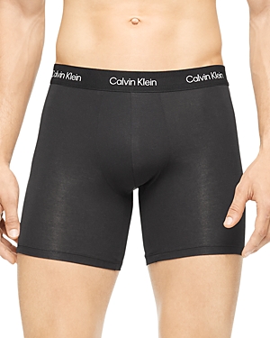 Shop Calvin Klein Ultra Soft Modal Boxer Briefs In Black