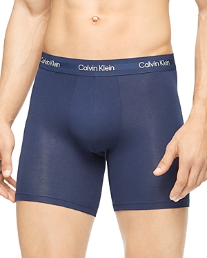 Shop Calvin Klein Ultra Soft Modal Boxer Briefs In Blue Shadow