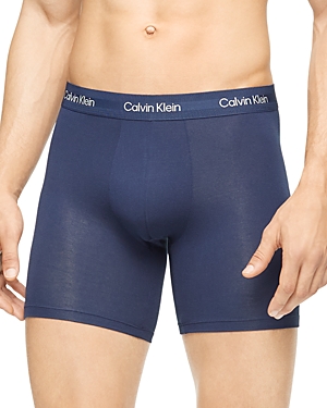Calvin Klein Ultra Soft Modal Boxer Briefs In Blue Shadow