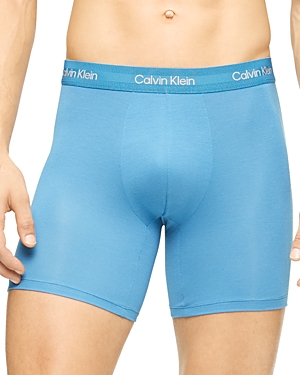 Calvin Klein Ultra Soft Modal Boxer Briefs In Tapestry Teal
