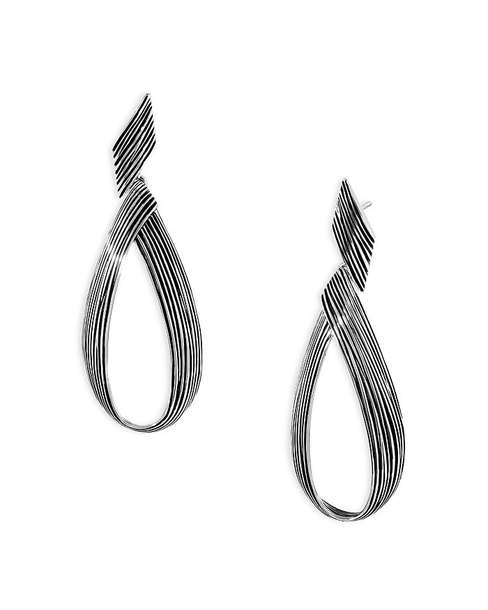 bloomingdales.com | Sterling Silver Bamboo Hoop Earrings