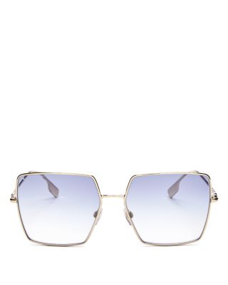 58mm square sunglasses burberry