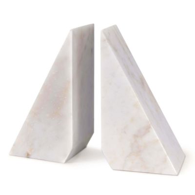 Regina Andrew Design Othello Marble Bookends, Set of 2