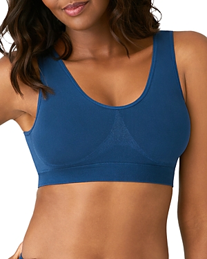 Wacoal B.smooth Wireless Padded Bralette In Titan