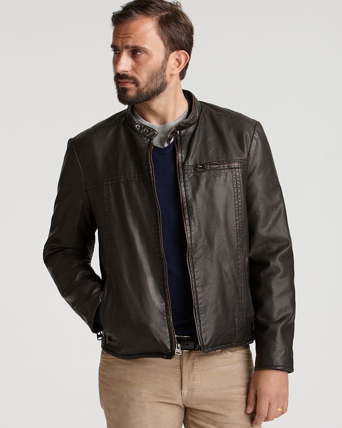 Levi's Made & Crafted Levi's Faux Leather Racer Jacket Bloomingdale's