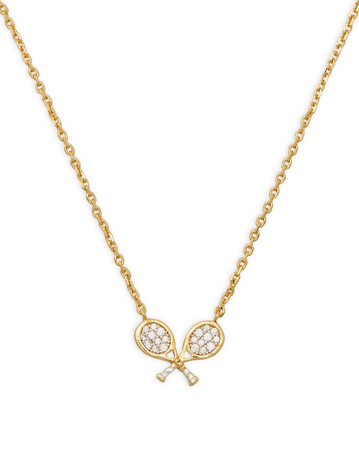 kate spade new york Queen Of The Court Pavé Imitation Pearl Tennis