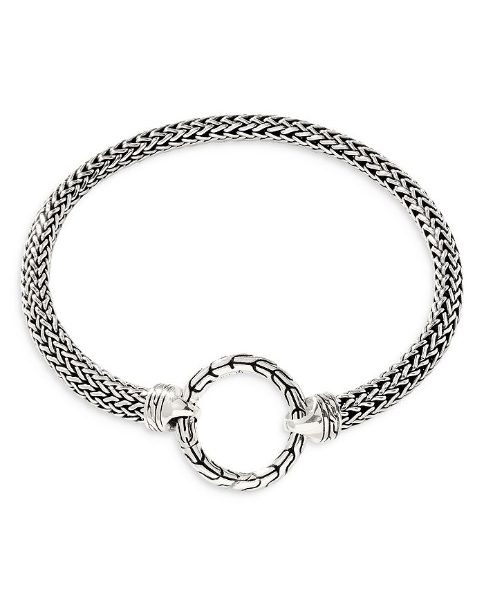 JOHN HARDY Sterling Silver Classic Chain Woven Mesh Link Bracelet