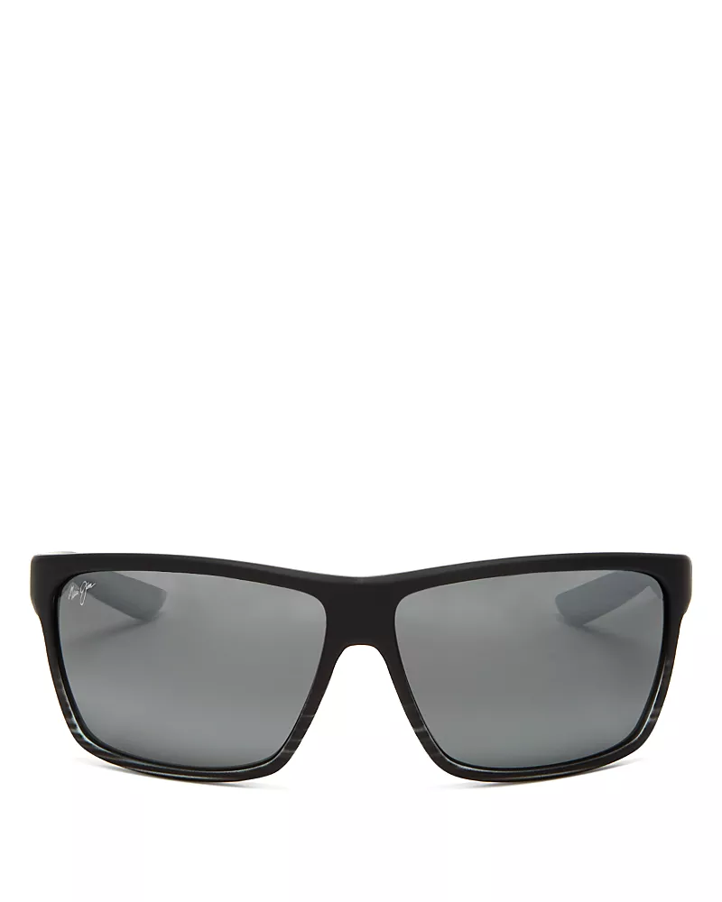 Maui Jim Polarized Square Sunglasses, 64mm