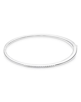 Ralph Lauren - Sterling Silver Cubic Zirconia  Bangle Bracelet