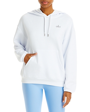 Alo Yoga Accolade Hoodie In White