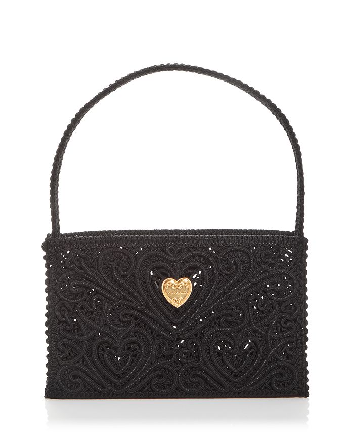 Dolce & Gabbana - Beatrice Heart Belgian Lace Shoulder Bag